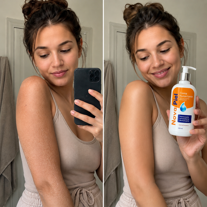 NovaPiel Crema para Piel Seca y Reseca — Manos, Codos y Talones