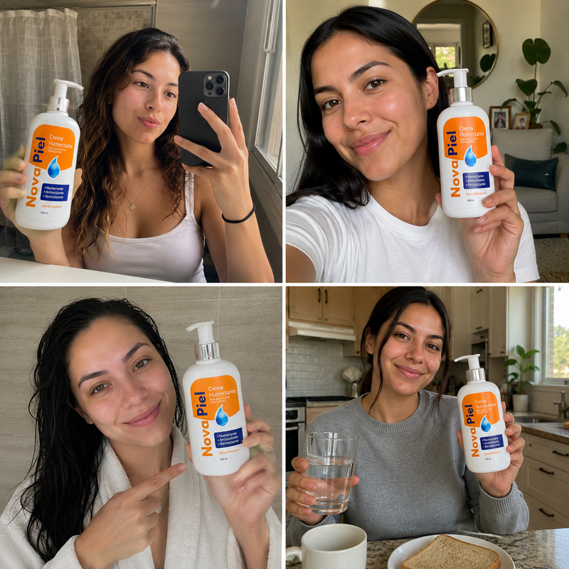 NovaPiel Crema para Piel Seca y Reseca — Manos, Codos y Talones